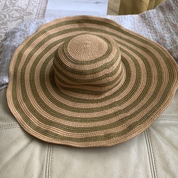 Steve Madden Floppy Straw paper Beach Hat one size - Picture 2 of 11